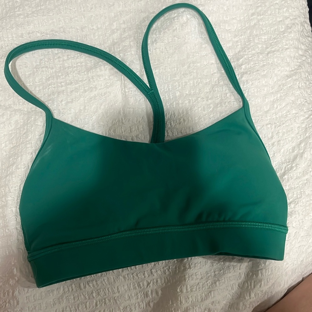 lululemon kelly green align sports bra 
size 0